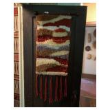 MCM WOVEN WALL HANGING, SHAG TEXTURE, ABSTRACT
