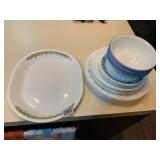 CORELLE DINNERWARE, ASSORTED PATTERNS, FLORAL AND