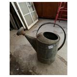 VTG GALVANIZED METAL WATERING CAN, W/ REMOVABLE