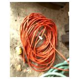 HEAVY-DUTY ORANGE EXTENSION CORD, MOLDED PLUG