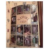 NATURE CALLS JIGSAW PUZZLE, OUTHOUSE THEME,