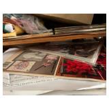 ASSORTED CRAFT SUPPLIES, INCLUDES YARN, CROSS