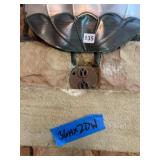 METAL WALL ART, COPPER AND BRASS FINISH, FLORAL