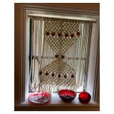 RUBY RED GLASS ASSORTMENT, INCLUDES PRESSED GLASS