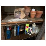 ASSORTED GARAGE AND GARDEN SUPPLIES, INCLUDES