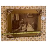 VTG PHOTOGRAPH, SEPIA TONE, MOTHER AND CHILD W/