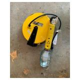RETRACTABLE CORD REEL WORK LIGHT, YELLOW, W/