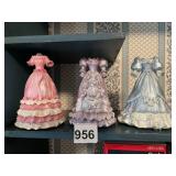 ARTMARK PORCELAIN DRESS FIGURINES, VICTORIAN