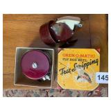 SOUTH BEND OREN-O-MATIC FLY ROD REELS, PR, MODEL