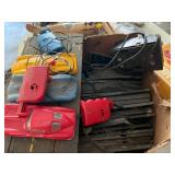 SLOT CAR RACING SET, INCLUDES TRACK SECTIONS,