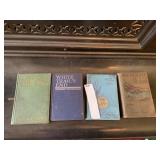 VTG HARDCOVER BOOKS, INCLUDES ALONG THE WAY,