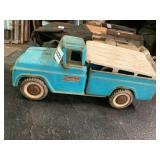 BUDDY L PRESSED STEEL PICKUP TRUCK, BLUE BODY,