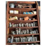 ASSORTED HARDWARE, FASTENERS, BOLTS, NUTS, AND