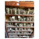 ASSORTED HARDWARE, FASTENERS, BOLTS, NUTS, AND