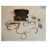 VTG EYEGLASSES, GOLD-FILLED & METAL FRAMES, ROUND