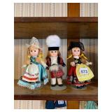 VTG INTERNATIONAL COSTUME DOLLS, TRADITIONAL