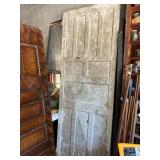 VTG INTERIOR DOOR, 5-PANEL DESIGN, PAINTED WHITE