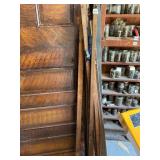 VTG WOODEN MEASURING STICKS, GRADUATED MARKINGS,