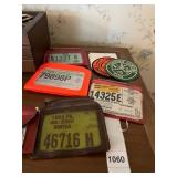 VTG PA HUNTING LICENSES, LEATHER HOLDERS,