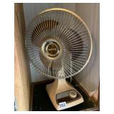 GALAXY TABLE FAN, PLASTIC CONSTRUCTION, METAL