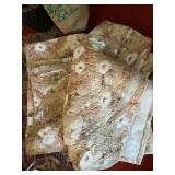 SEARS PERMA-PREST QUILT, FLORAL PATTERN, QUILTED