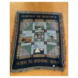 WARREN KIMBLE WOVEN THROW BLANKET, PATRIOTIC
