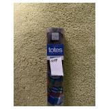TOTES UMBRELLA, MANUAL OPEN, PLAID PATTERN, NIB.