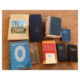 ASSORTED REFERENCE BOOKS, DICTIONARIES, AND