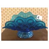 LE SMITH MOON AND STAR COMPOTE, BLUE PRESSED