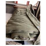 VTG CANVAS SLEEPING BAG, HEAVY DUTY, ZIPPER
