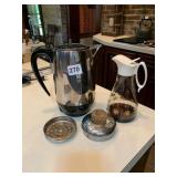 VTG ELECTRIC PERCOLATOR, STAINLESS STEEL, W/