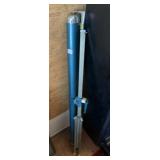 PORTABLE PROJECTION SCREEN, METAL TRIPOD BASE,