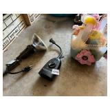 OUTDOOR FLOOD LIGHT W/ STAKE, DIGITAL TIMER,