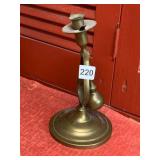 BRASS CHAMBERSTICK CANDLE HOLDER, SWINGING