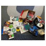 ASSORTED SOFTWARE DISCS, CD-ROM, SUPERDISK, SD
