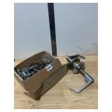 ASSORTED FASTENERS, TOGGLE BOLTS, EYE BOLTS,