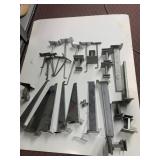 METAL RETAIL DISPLAY BRACKETS, ASSORTED STYLES,