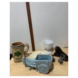 ADAMS TITIAN WARE PLATE, ST. PATRICK'S DAY MUG,