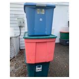 STERILITE PLASTIC STORAGE BINS W/ LIDS, ASSORTED