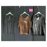 JOAN BOYCE AND IMAN LADIES TOPS, SIZE 2X,