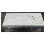 ALUMINUM DIAMOND PLATE TRUCK TOOL BOX, HINGED