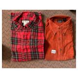 SUN RIVER CLOTHING CO PLAID FLANNEL SHIRT, JOS.