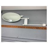 METAL WALL-MOUNTED SWING-ARM MIRRORS, WHITE
