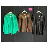 JOAN BOYCE SEQUIN CARDIGAN, QUACKER FACTORY