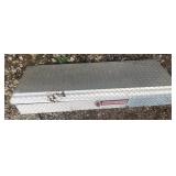 WEATHER GUARD ALUMINUM DIAMOND PLATE TRUCK TOOL
