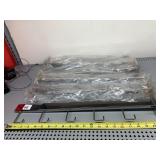 CHROME-PLATED RETAIL DISPLAY HOOK RACKS,