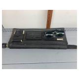LEATHER VISOR ORGANIZER, INCLUDES KOIN-BANK COIN