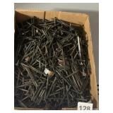 BOX OF ASSORTED BLACK DRYWALL SCREWS, VARIOUS
