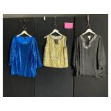 ANTTHONY ORIGINALS SEQUIN TOP, ADRESSING WOMAN