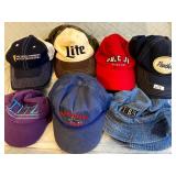 ASSORTED BASEBALL CAPS, WEST VIRGINIA UNIVERSITY,